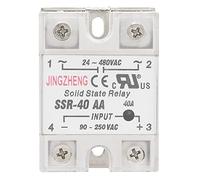 Modulo Relè Stato Solido SSR 40A AC 90-250V per Controllo Carichi Elettrici Industriali e Riscaldamento