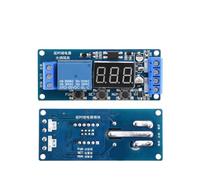 Modulo relè temporizzato 3V 5V 12V 24V Ritardo regolabile On/Off Interruttore relè multifunzione con display LED e protezione(3.3V)