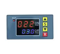 Modulo relè temporizzato ciclico digitale, display LED, timer ciclo, interruttore di controllo, AC110-220 V DC 12 V 24 V (DC12V)
