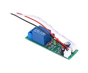 Modulo Relè Temporizzatore a Ritardo DC12V, 0-100 Secondi, 10A 250VAC - Alta Precisione, Componenti di Qualità, Ideale per Sostituzioni e Riparazioni Elettriche