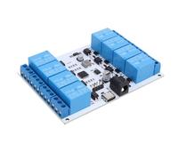 Modulo relè USB a 8, Scheda di Controllo con Interfaccia di Tipo C e Accoppiatore Ottico, per Carico 10 A/30 V CC, con Protezione da Sovracorrente e Funzione di Protezione