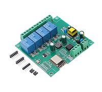 Modulo relè WiFi Scheda di Sviluppo ESP8266 a 4 DC7-12V USB 5V, Adatta per lo Sviluppo Secondario e L'apprendimento di ESP8266, Controllo Wireless per la Casa Intelligente e