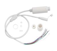 Modulo resistente alle intemperie da 48 V a 12 V per IP RJ45, su cavo Ethernet con dati e pin, cavo CCTV e rete in PVC da 70 cm