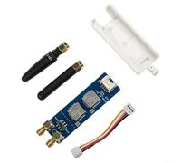 Modulo RF 2 in 1 CC1101 & NRF24 per M5Stack StickC PLUS2, per espansione IoT ESP32 con SubGHz, interruttore fisico, compatibile con firmware Bruce, con antenne e cavi grove (con shell)