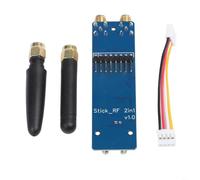 Modulo RF 2 in 1 CC1101 & NRF24 per M5Stack StickC PLUS2, per espansione IoT ESP32 con SubGHz, interruttore fisico, compatibile con firmware Bruce, con antenne e cavo grove (Without)