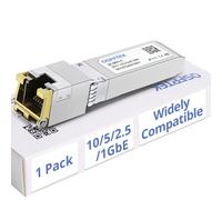 Modulo ricetrasmettitore di rete 10GBASE-T SFP+ RJ45, mini GBIC in rame da 10 Gb con chip Realtek aggiornato, compatibile con Cisco SFP-10G-T-S, Ubiquiti, Open Switch (1)
