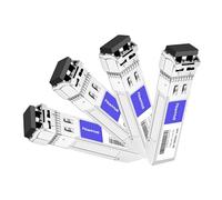 Modulo ricetrasmettitore ottico SFP 10G SR compatibile con Dell Force10 GP-10GSFP-1S Dell WTRD1 407-BBOU 331-5311 10GBASE-SR SFP+ 850nm 300m DDM Duplex LC MMF, confezione da 4