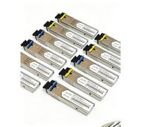 Modulo ricetrasmettitore SFP da 1,25 G, compatibile con H3C, connettore SC a fibra singola modalità singola da 20 km (1310 nm/1550 nm TX/RX), intervallo di temperatura industriale, plug and play (2)