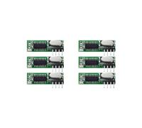 Modulo Ricevitore e Trasmettitore RF Supereterodina da 6 Pezzi Mhz per Kit Modulo Wireless Telecomando 433Mhz
