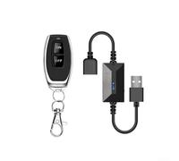Modulo ricevitore wireless DC 3,6-24 V interfaccia USB/DC interruttore di controllo remoto per strisce luminose a LED, supporta funzioni di ritardo di interblocco autobloccante (ONOFF + USB)