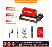 Modulo rotante laser a 8 livelli con rullo rotante ACMER M3 360 ° Rullo rotante asse Y per macchine per incisione laser Oggetti cilindrici