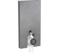 Modulo sanitario Geberit Monolith PLUS per WC a colonna, 101 cm, attacco acqua laterale, con tubo di collegamento a P, Colorazione: Gres effetto ardesia / Alluminio cromo nero - 131.203.00.7