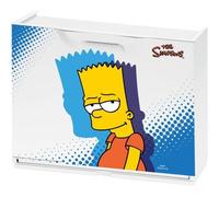 MODULO SCARPIERA ARMADIO IN RESINA COMPONIBILE THE SIMPSON BART 1 L.51 H.41 P.17 CM MADE IN ITALY