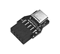 Modulo Scheda di Espansione USB 2.0 Adattatore Anteriore da 9 PIN A TYPE-C Scheda di Espansione da 20 A 9 Pin USB 2.0 da 9 PIN A TYPE-C Femmina A