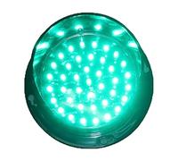 Modulo semaforico a LED da 100 mm,semaforo monocolore,impermeabile fino a IP65,opzioni di tensione 12V/24V/220V,adatto for uso industriale,magazzino e decorazione(Green,12V)