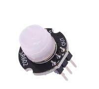 Modulo Sensore Di Movimento MH-SR602 SR602 Kit Sensore A Infrarossi Piroelettrico PIR Con Staffa For Interruttore, Compatibile Con Arduino, Fai Da Te Con Lente(1PCS)