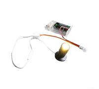 Modulo sensore di movimento PIR per illuminazione a striscia, sensore a infrarossi rilevamento a 120°, portata 8 m, interruttore automatico ad ampia tensione CC 3 V-24 V (sonda verticale)