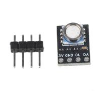 Modulo sensore di pressione barometrica MS5803-01BAv2 e MS5803-14BA I2C altimetro digitale per scheda di sviluppo compatibile Arduino Trasduttore di pressione d'aria compatto Componente stazione meteo