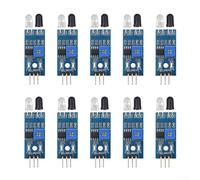 Modulo sensore IR 10pcs con intestazione a 3 pin per un facile collegamento alle schede di sviluppo che supportano i livelli logici 3.3V e 5V