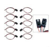 Modulo sensore IR, 5 interruttori fotoelettrici a fascio di rottura da 3 mm e 5 mm, sensore a infrarossi per rilevamento di sicurezza e automazione relè Arduino (5-50 cm)