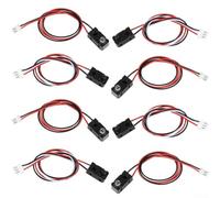 Modulo sensore IR Break Beam con ricevitore emettitore da 3 mm per applicazioni di conteggio robotica DC 3,6 V a 5,5 V, funzionamento a bassa tensione (80 cm)