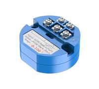Modulo sensore isolato, Modulo trasmettitore di temperatura RTD Pt100 4-20 mA 0-10 V con vite da -50 a 600 °C(0-400Celsuis mA)