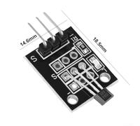 Modulo sensore magnetico KY 003 effetto Hall con circuito di compensazione della temperatura e corrente di uscita nominale 25mA per progetti di rilevamento magnetico basati su Arduino
