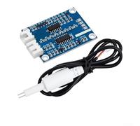 Modulo sensore per solidi disciolti totali 0-1000ppm con uscita analogica 0-2,3 V per test di qualità dell'acqua, sonda impermeabile per sistemi da 3,3 V/5 V, confezione da 2