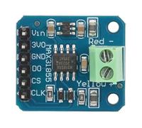 Modulo Sensore Termocoppia Tipo K MAX31855, Interfaccia SPI, Lettura Diretta Digitale, Alta Precisione 0.25°C, Ampio Range -200°C a +1350°C, Alimentazione 3-5V DC