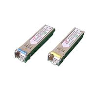 Modulo SFP 1G Bidi singola fibra ricetrasmettitore SMF LC connessione fino a 20km per interruttori aperti per Cisco GLC-LH-SMD, Ubiquiti UniFi, Meraki MA-SFP-1GB-LX10, Fortinet, Mikrotik, TP-Link