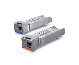 Modulo Sfp LC-simplex 10g 10gbps - Lotto di 2 - Compatibile con reti Lan, Wan e San - Ideale per spazi ristretti.