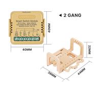 Modulo Smart Switch Compatibile Matter per Facile Installazione Retrofit WiFi