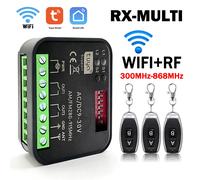 Modulo Smart Switch universale RX MULTI Tuya 300-868MHz 2CH 433MHz 868MHz Controller Wifi Ricevitore telecomando garage/cancello