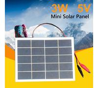 Modulo Solare Leggero con Clip per Alimentare Facile Dispositivo Esterno