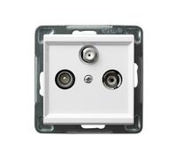 MODULO SONATA BIANCO PRESA RTV-SAT FINAL 1.5-2DB GPA-RS/m/00