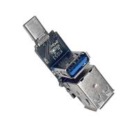 Modulo splitter compatto USB C: porte USB 3.0 e USB 2.0 simultanee da 5 Gbps, connettività Plug & Play, adattatore multiporta USB C per computer portatile