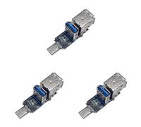 Modulo splitter compatto USB C: porte USB 3.0 e USB 2.0 simultanee da 5 Gbps, connettività Plug & Play, adattatore multiporta USB C per computer portatile