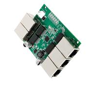 Modulo switcher portatile a 5 porte completo 10 / 100M, Standard A | Scheda madre scambio armadio Ethernet a basso consumo, alimentatore standard, scheda madre trasmissione video,