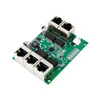 Modulo switcher portatile a 5 porte completo 10 / 100M, Standard B | Scheda madre scambio armadio Ethernet a basso consumo, alimentatore standard, scheda madre trasmissione video,
