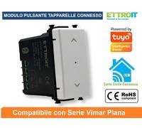 MODULO TAPPARELLE CONNESSO SMART WIFI APP TUYA 1P 240V COMPATIBILE VIMAR PLANA