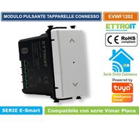 MODULO TAPPARELLE CONNESSO SMART WIFI APP TUYA 1P 240V COMPATIBILE VIMAR PLANA