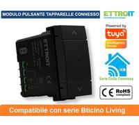 MODULO TAPPARELLE CONNESSO SMART WIFI TUYA 1P 240V NERO BTICINO LIVING
