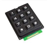 Modulo tastiera da 1 Pz 4×4 3×4 tastiera a matrice,12