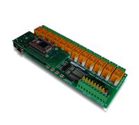 Modulo TCP/IP, Virtual Serial Port & WEB:12 Canali Relè, 16 analog/digital input