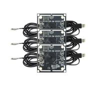 Modulo telecamera 3PCS 100 gradi 1MP OV9732 1280x720 USB Driver gratuito Messa a fuoco manuale, con cavo da 2 metri WinXP/7/8/10(New 3PCS 2 Meter)
