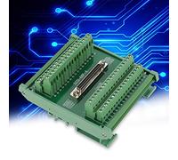 Modulo Terminale Scheda con Connettore Femmina Tipo DB SCSI68 a 68 Pin, Struttura Compatta, Lunga Durata, Adatto per PLC, Installazione su Guida DIN, Include 1 Modulo Terminale