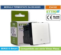 MODULO TERMOSTATO PROGRAMMABILE DA INCASSO 2P 240V TOUCH COMPATIBILE PLANA
