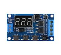 Modulo timer di ritardo DC 5v a 36v, interruttore di ritardo, timer di temporizzazione con ritardo a ciclo infinito con display a LED