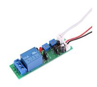 Modulo timer, modulo interruttore timer, modulo relè interruttore accensione/spegnimento ritardo ciclo regolabile DC 5V 12V 24V(24V 0-15min)