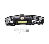 Modulo Torcia Frontale Ricaricabile USB per Caschi da Saldatura, 2 Modalità di Luce, Base Regolabile, Impermeabile IPX4, Robusto Materiale ABS+PC per Saldatura